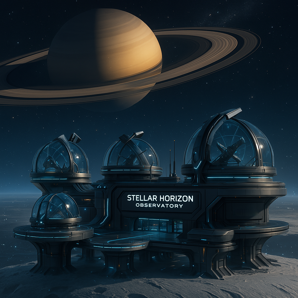 Vue de l'Hôtel Orbital Titan